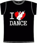 I Love Dance Black
